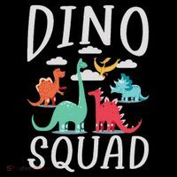 Dino Squad Fossils Dinsosaur Kids Long Sleeve Shirt thumb 2