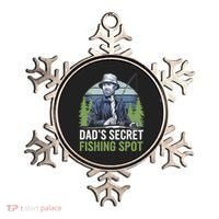 Dads Secret Fishing Spot Funny Fathers Day Fish Lover Ornament thumb 0