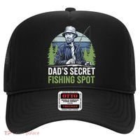 Dads Secret Fishing Spot Funny Fathers Day Fish Lover Hat thumb 0