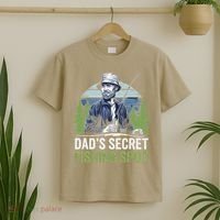 Dads Secret Fishing Spot Funny Fathers Day Fish Lover T-Shirt thumb 2