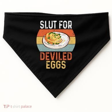 Design Slut For Deviled Eggs USA-Made Doggie Bandana
