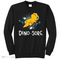 Dino Sore Funny Dinosaur Workout Gym Lifting Fitness Sweatshirt thumb 0