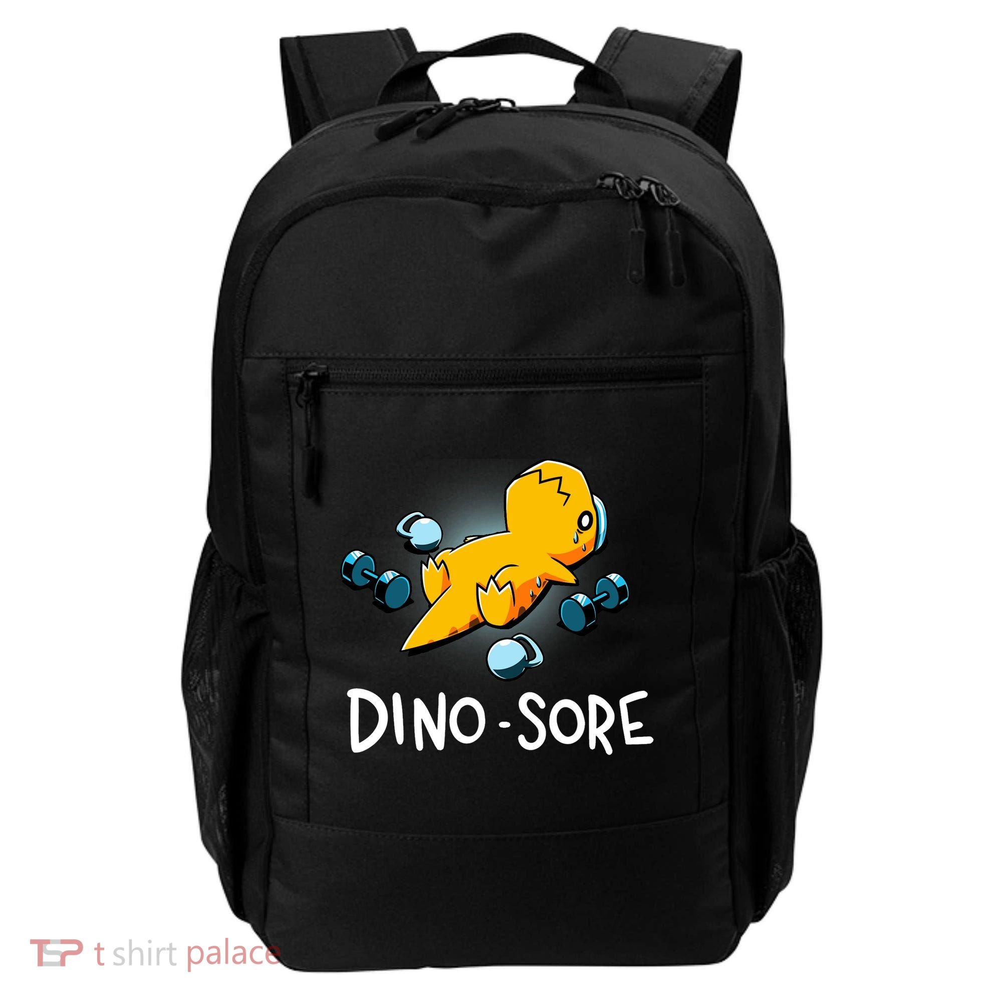 Dino Sore Funny Dinosaur Workout Gym Lifting Fitness Backpack