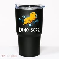 Dino Sore Funny Dinosaur Workout Gym Lifting Fitness Tumbler thumb 0