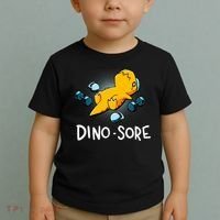 Dino Sore Funny Dinosaur Workout Gym Lifting Fitness Toddler T-Shirt thumb 2