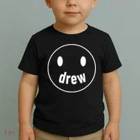 Drew Smiley Face Drew Happy Face Drew Toddler T-Shirt thumb 2