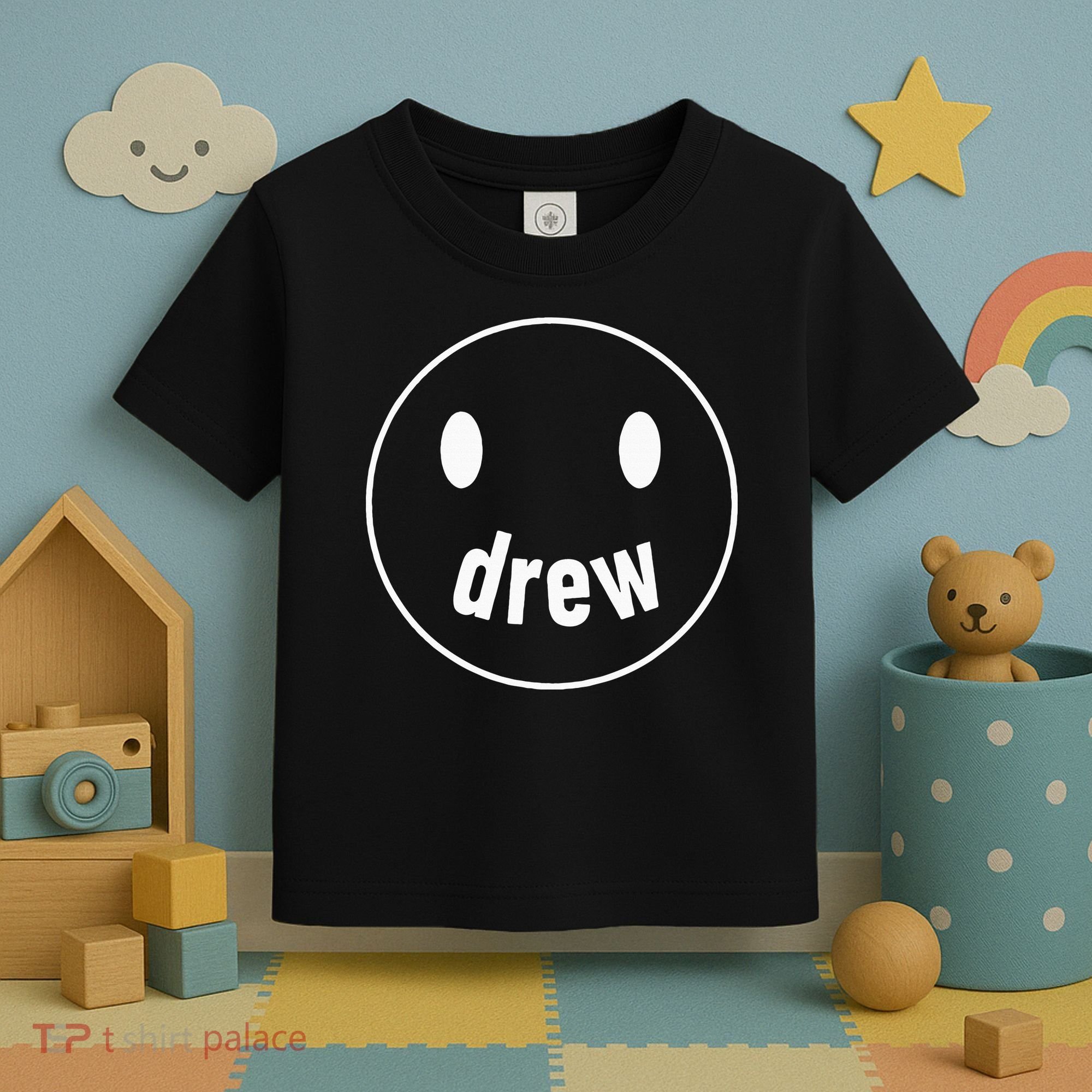 Drew Smiley Face Drew Happy Face Drew Toddler T-Shirt