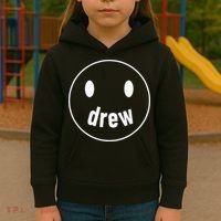 Drew Smiley Face Drew Happy Face Drew Kids Hoodie thumb 3