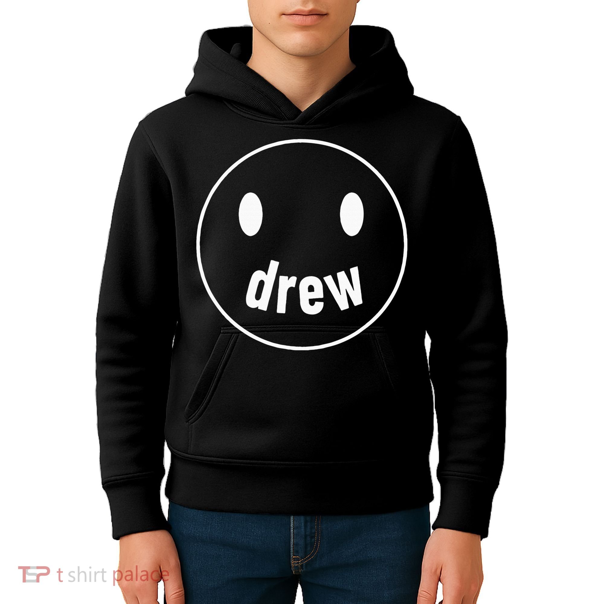 Drew Smiley Face Drew Happy Face Drew Kids Hoodie