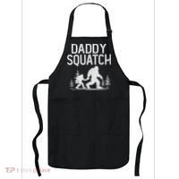 Daddy Squatch Funny Bigfoot Daddy Dad Father's Day Apron thumb 0