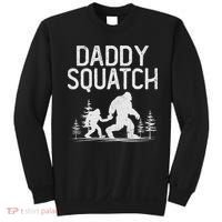 Daddy Squatch Funny Bigfoot Daddy Dad Father's Day Sweatshirt thumb 0