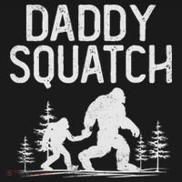 Daddy Squatch Funny Bigfoot Daddy Dad Father's Day Pajama Set thumb 2