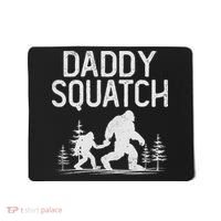 Daddy Squatch Funny Bigfoot Daddy Dad Father's Day Mousepad thumb 0