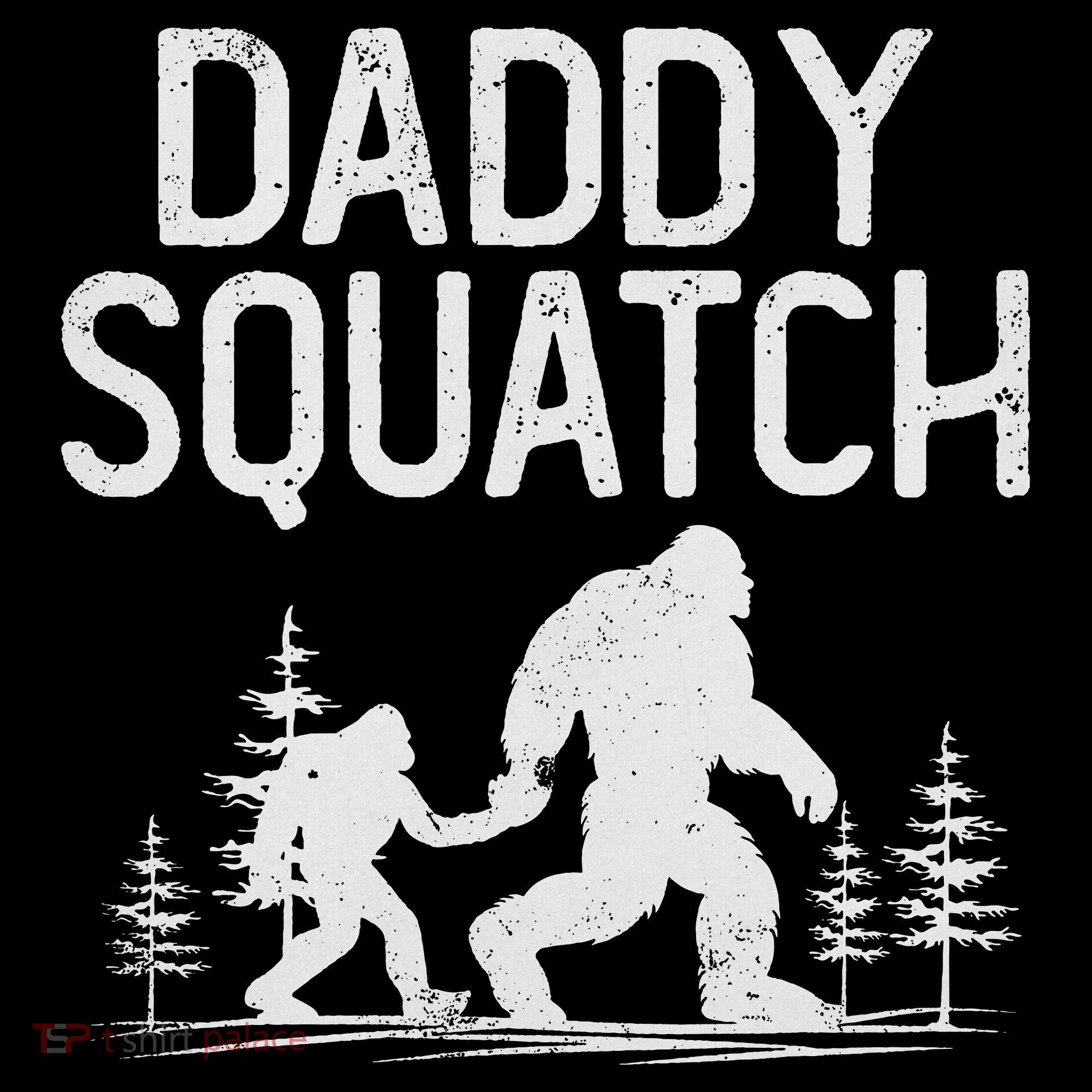 Daddy Squatch Funny Bigfoot Daddy Dad Father's Day Ornament