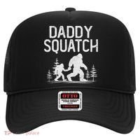 Daddy Squatch Funny Bigfoot Daddy Dad Father's Day Hat thumb 0