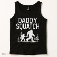 Daddy Squatch Funny Bigfoot Daddy Dad Father's Day Tank Top thumb 2