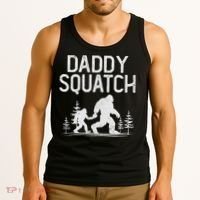 Daddy Squatch Funny Bigfoot Daddy Dad Father's Day Tank Top thumb 3