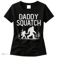 Daddy Squatch Funny Bigfoot Daddy Dad Father's Day Women's T-Shirt thumb 0