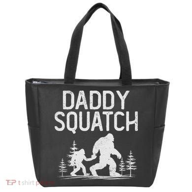 Daddy Squatch Funny Bigfoot Daddy Dad Father's Day Tote Bag