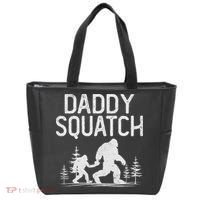 Daddy Squatch Funny Bigfoot Daddy Dad Father's Day Tote Bag thumb 0