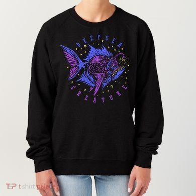 Deep Sea Fish Creature Women's Sweatshirt