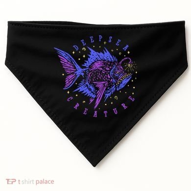 Deep Sea Fish Creature USA-Made Doggie Bandana