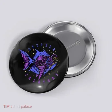 Deep Sea Fish Creature Button