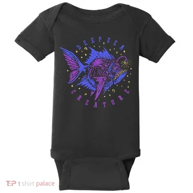 Deep Sea Fish Creature Baby Bodysuit