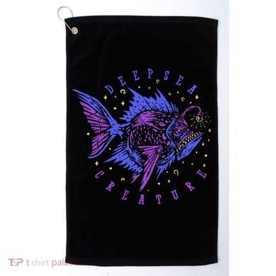 Deep Sea Fish Creature Golf Towel