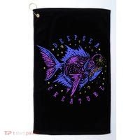 Deep Sea Fish Creature Golf Towel thumb 0
