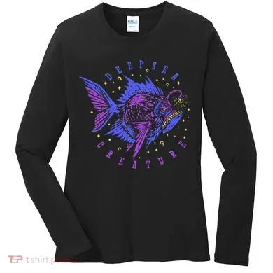 Deep Sea Fish Creature Women's Long Sleeve Shirt