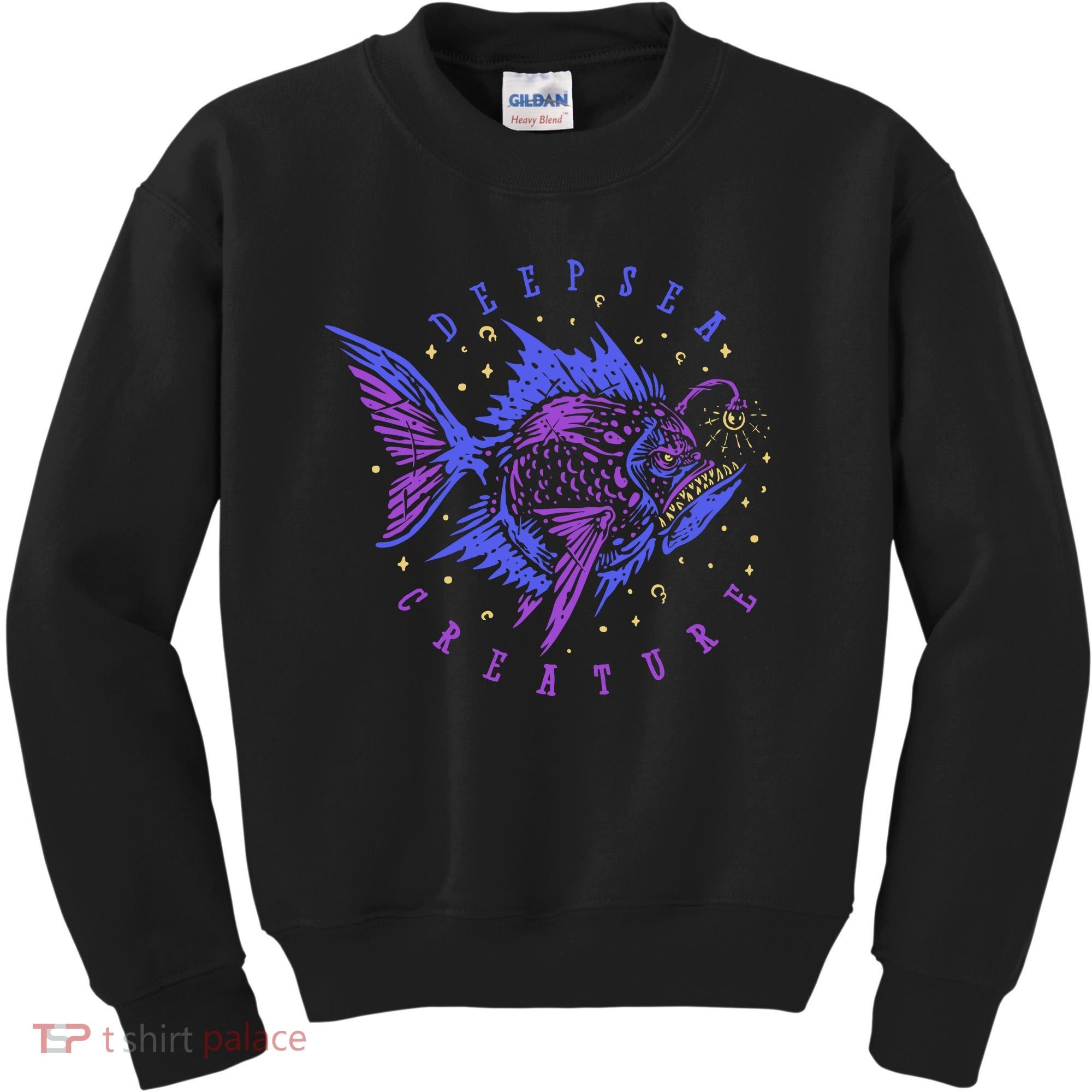 Deep Sea Fish Creature Kids Sweatshirt