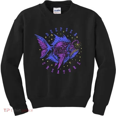 Deep Sea Fish Creature Kids Sweatshirt