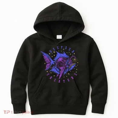 Deep Sea Fish Creature Kids Hoodie