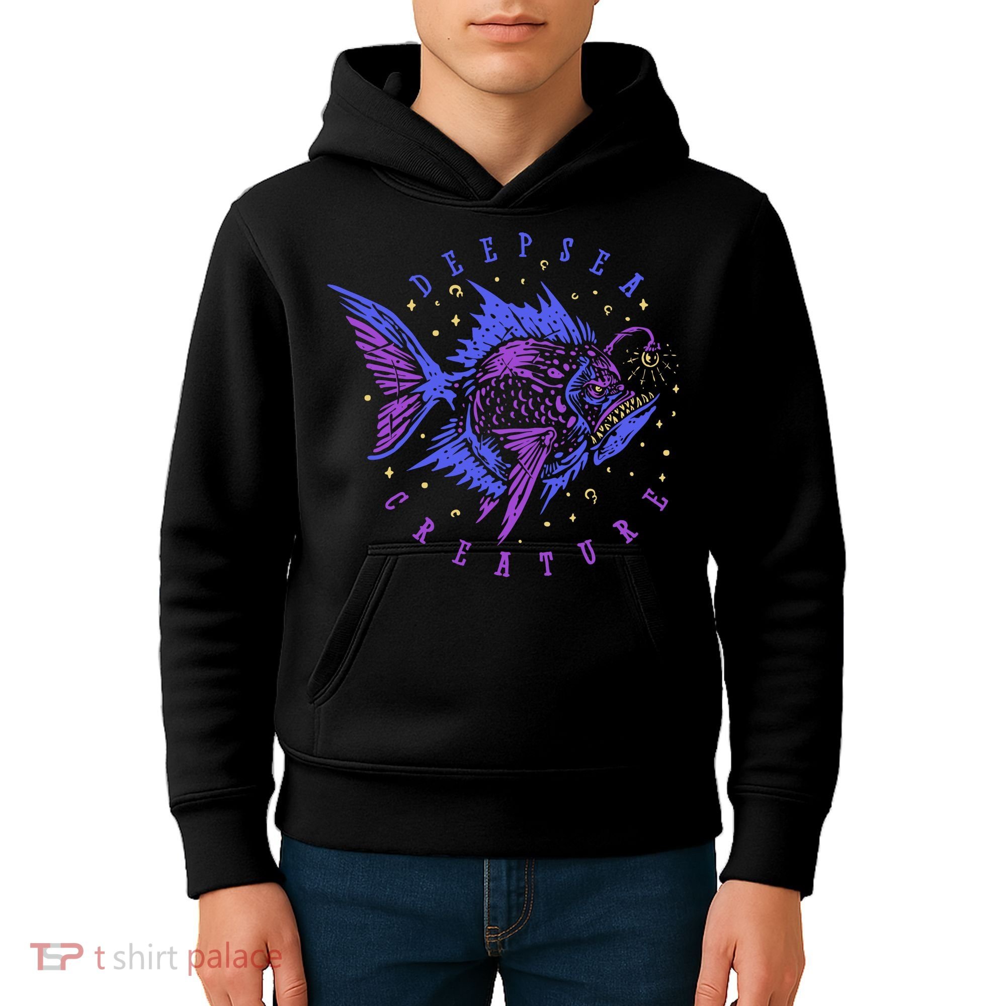 Deep Sea Fish Creature Kids Hoodie