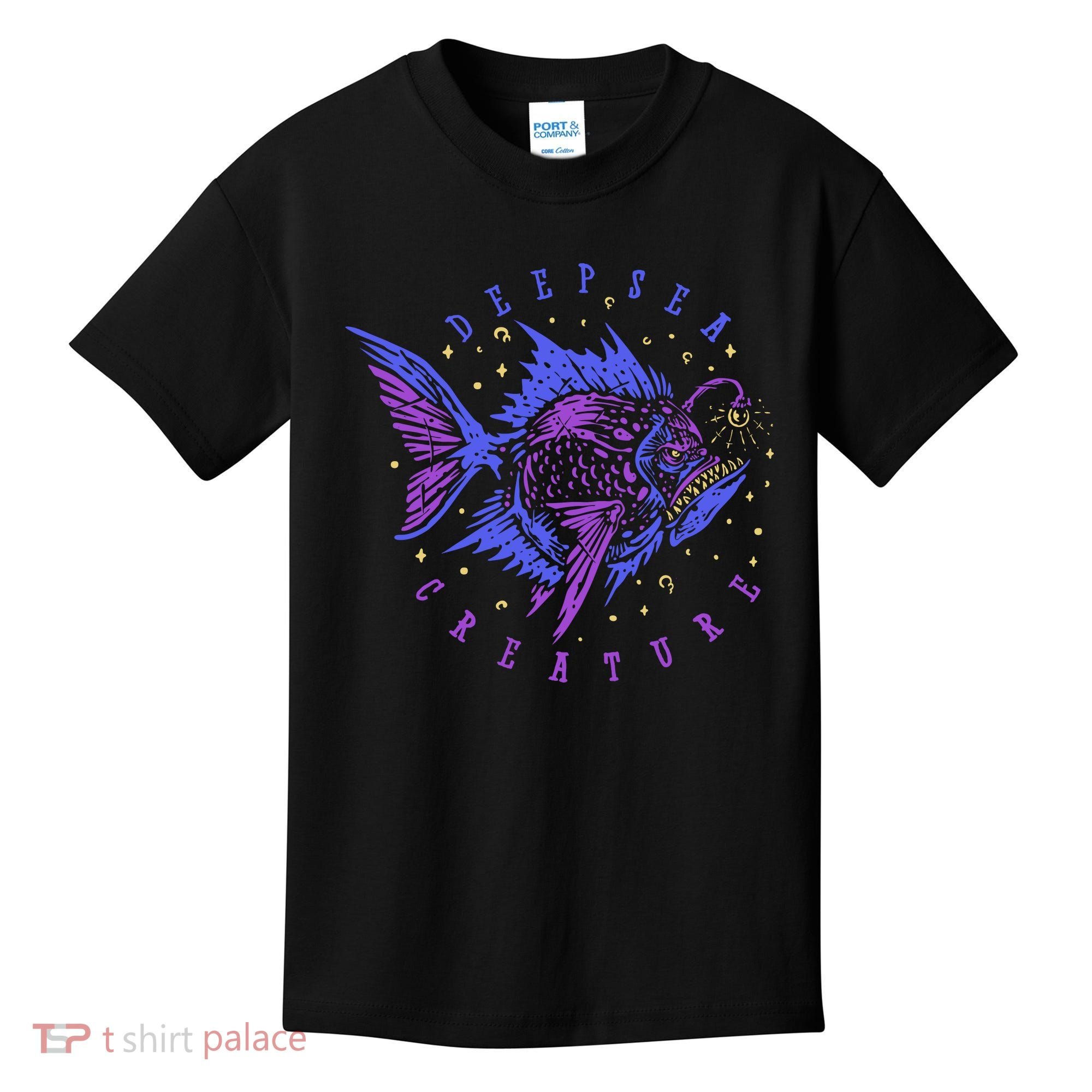 Deep Sea Fish Creature Kids T-Shirt