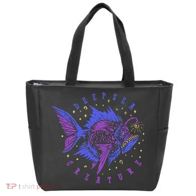 Deep Sea Fish Creature Tote Bag