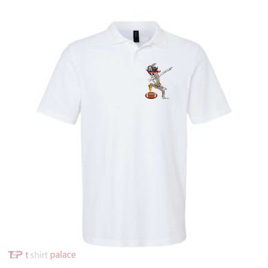 Dab Skeleton Funny Dabbing Skeleton Pirate Football Polo