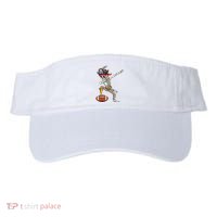 Dab Skeleton Funny Dabbing Skeleton Pirate Football Visor thumb 0