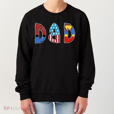 Dad Superhero Father's Day Gift Women's Sweatshirt