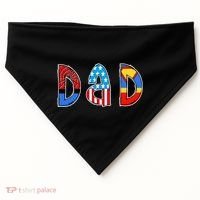 Dad Superhero Father's Day Gift USA-Made Doggie Bandana thumb 0