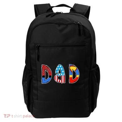 Dad Superhero Father's Day Gift Backpack