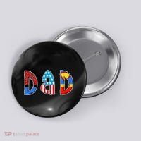 Dad Superhero Father's Day Gift Button thumb 0