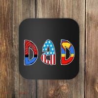 Dad Superhero Father's Day Gift Coaster thumb 0