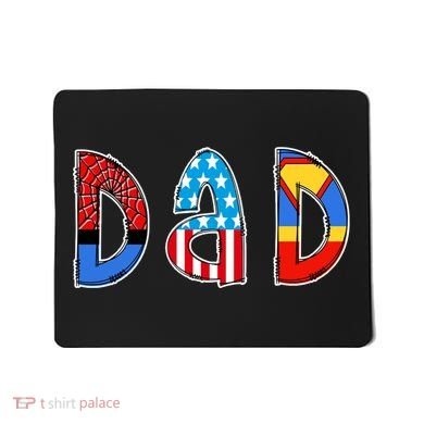 Dad Superhero Father's Day Gift Mousepad