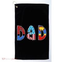 Dad Superhero Father's Day Gift Golf Towel thumb 0