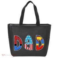 Dad Superhero Father's Day Gift Tote Bag thumb 0