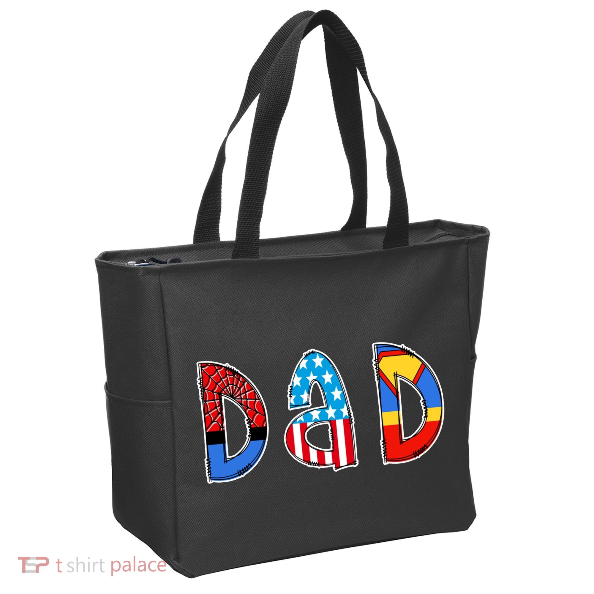Dad Superhero Father's Day Gift Tote Bag