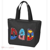 Dad Superhero Father's Day Gift Tote Bag thumb 3