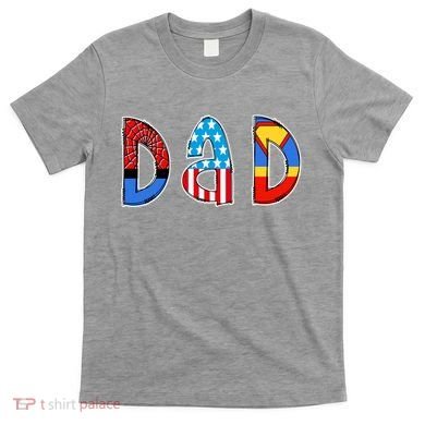 Dad Superhero Father's Day Gift T-Shirt